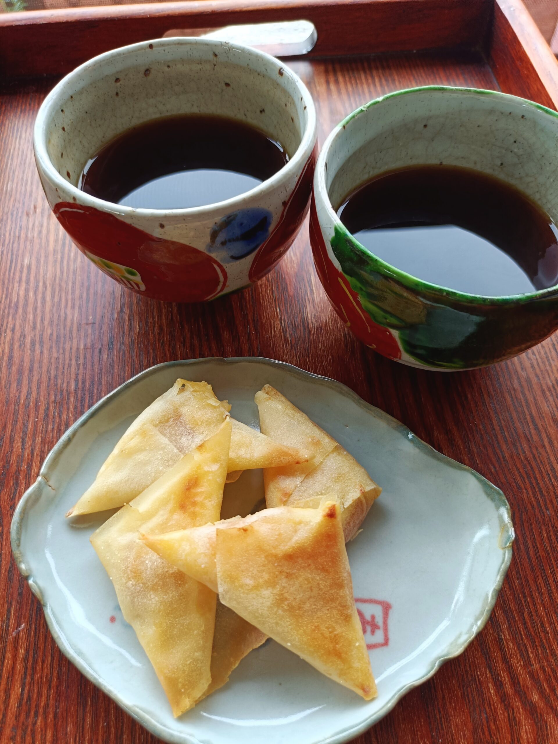 りんごカスタードパイとブラジルマイルド